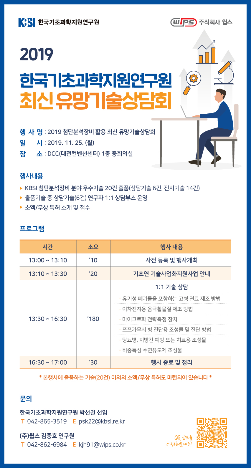 2019 한국기초과학지원연구원 최신유망기술상담회 이미지